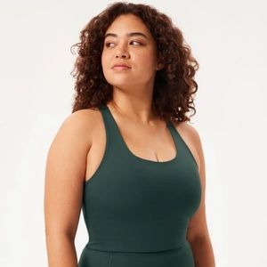 COPY - Girlfriend Collective Paloma racer back bra in moss